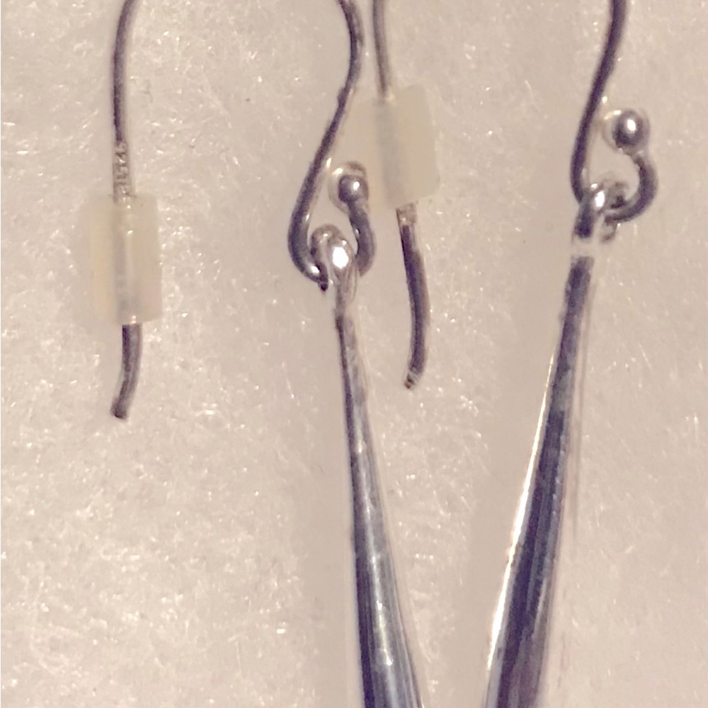 Sterling silver drop earrings
